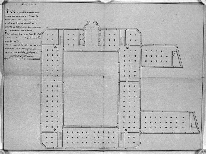 Ancien hôpital général de Valenciennes, dit hôpital du Hainaut, puis hospice et hôpital militaire (actuellement maison de retraite du Hainaut)