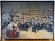 Tableau : la visite du président Sadi Carnot à Boulogne-sur-Mer