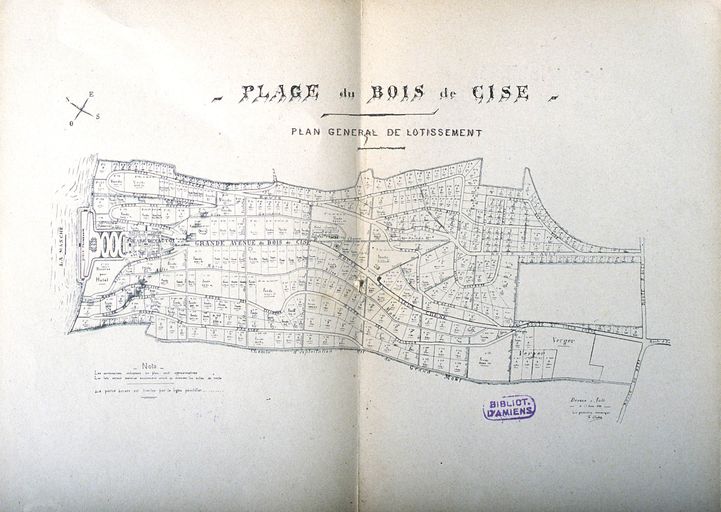 La station balnéaire du Bois-de-Cise à Ault