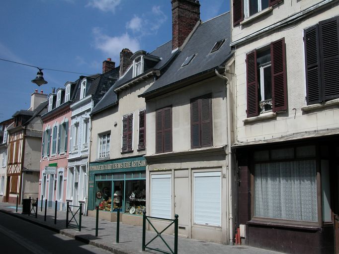 Le quartier de la Ville-Basse à Saint-Valery-sur-Somme