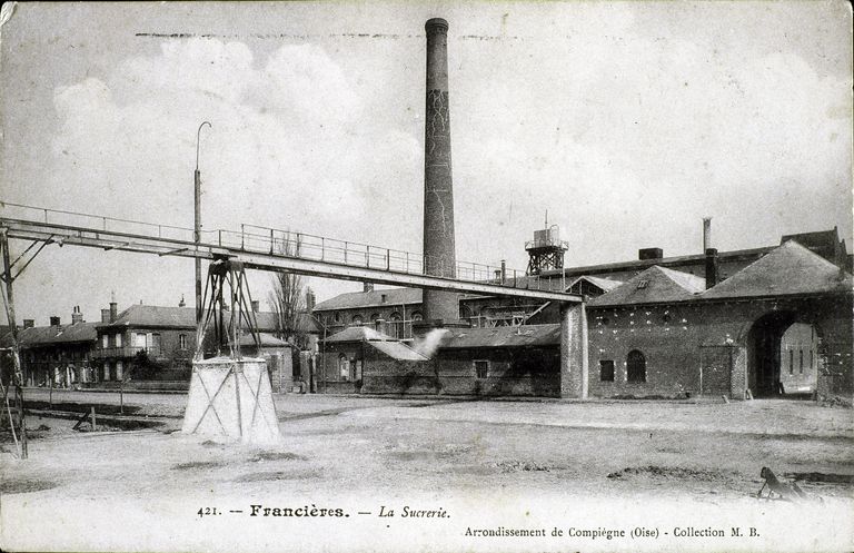 Sucrerie de betteraves Thirial Bertin et Compagnie, puis Sucrerie et Distillerie de Francières