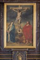 Tableau d'autel : Calvaire avec sainte Marie-Madeleine dit Le Christ en croix
