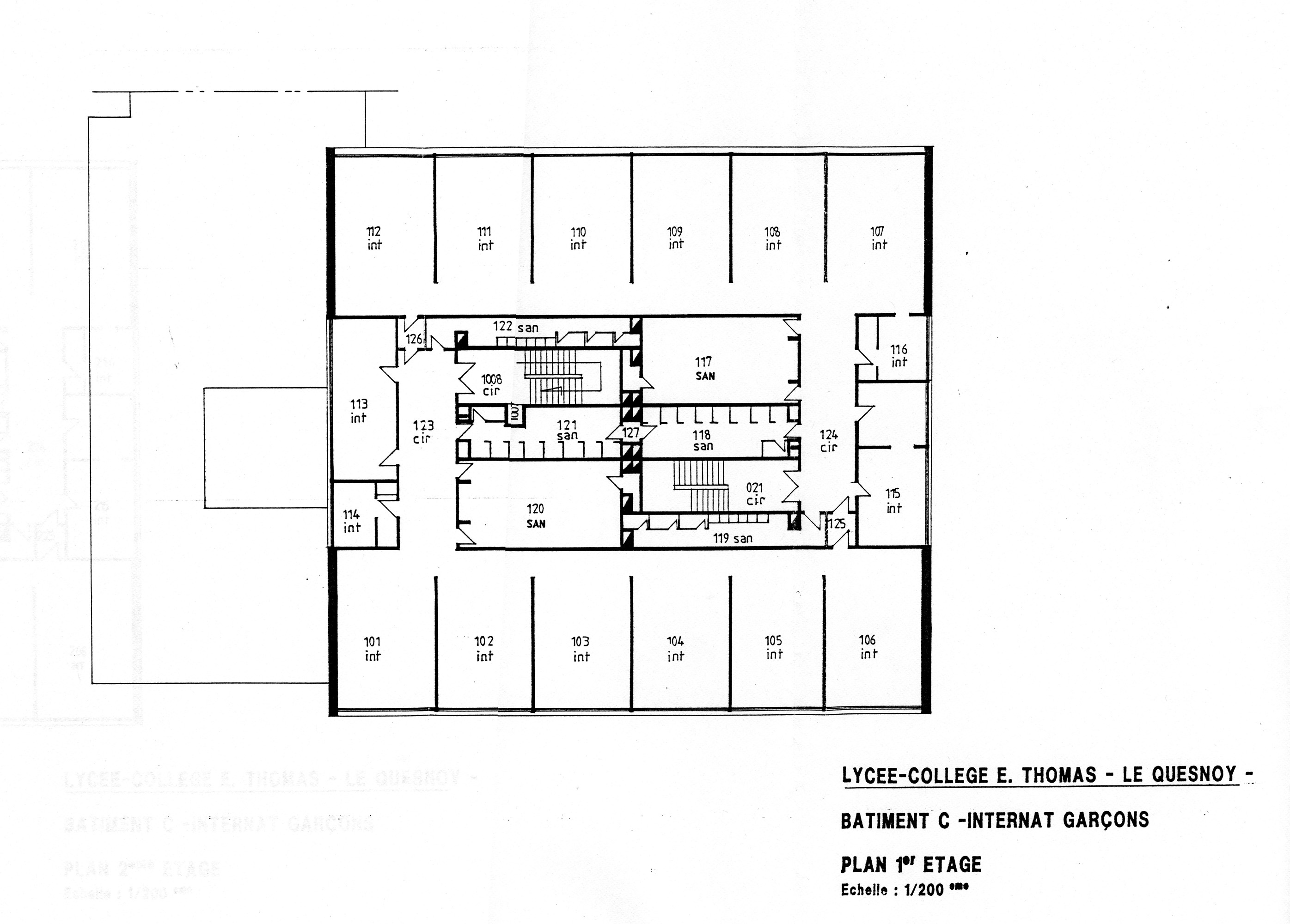 Collège, puis lycée, puis Cité scolaire Eugène-Thomas