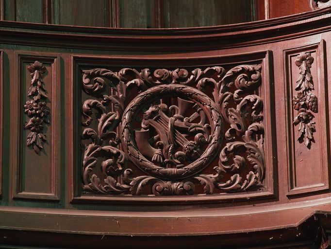 Orgue monumental : ensemble grand-orgue, positif et tribune de l'église Saint-Sépulcre