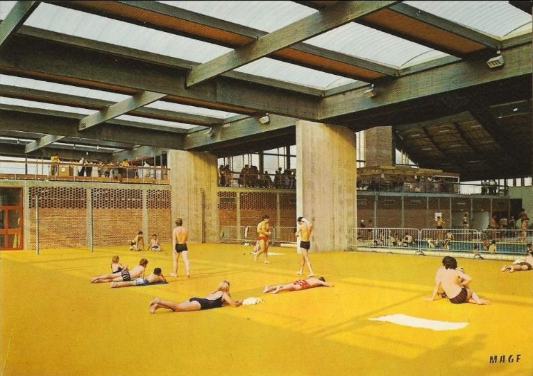 Vue Du Solarium De La Piscine De Berck Plage Carte Postale