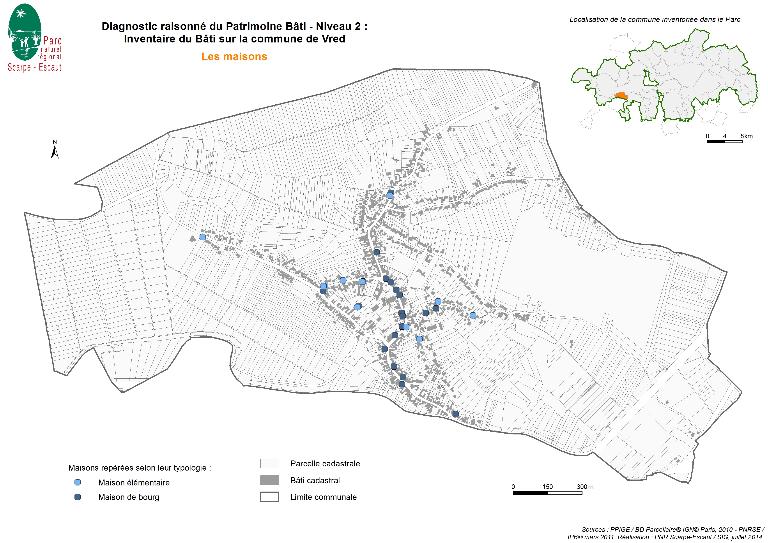 Le territoire communal de Vred