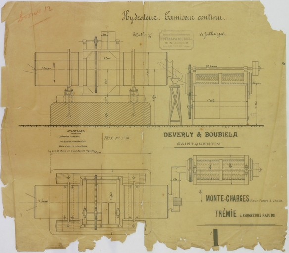 Ancienne usine de construction mécanique Théodore Schreiber, puis Victor Daix, usine de chaudronnerie Henry Mariolle, usine de construction mécanique Emile Boubiéla