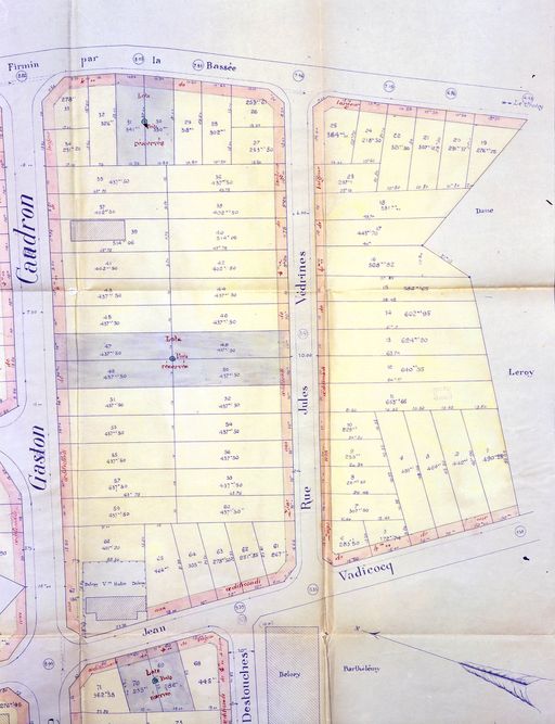 Lotissement Caudron au Crotoy, dit des terrains de l'Aviation (ancienne école d'aviation)