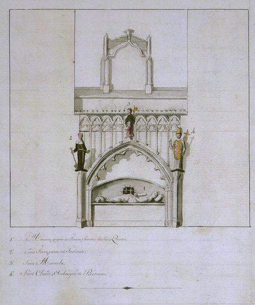 Tombeau en enfeu de Grégoire de Ferrière