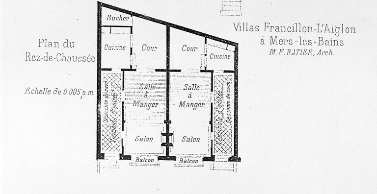 Maison à deux logements accolés, dite Francillon et l'Aiglon