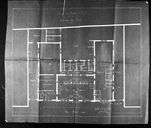 Plan du nouveau bureau de poste, Jules Leconte architecte, 1928 (AD PdC, 2O742/7).