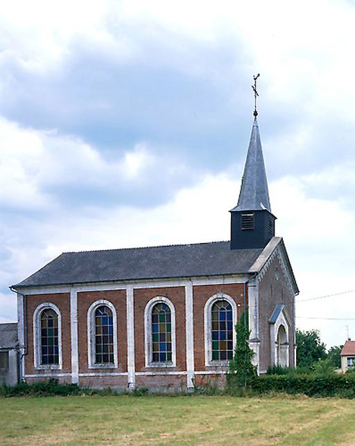 Temple et cimetière protestants de Landouzy-la-Ville