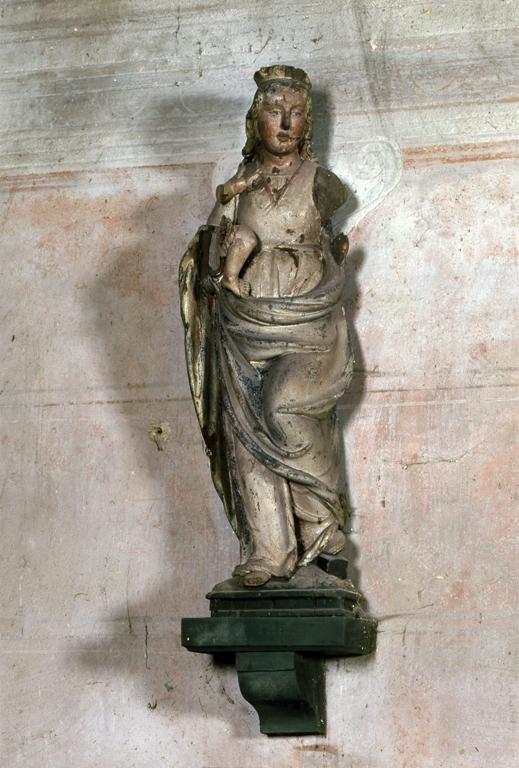 Statue (demi-nature) : Vierge à l'Enfant