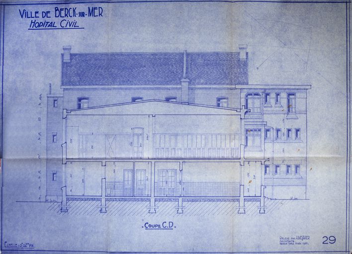 Ancien hôpital marin, dit maison Cornu pour garçons, devenu hôpital Bouville 1, puis sanatorium ou clinique orthopédique Lemaire, enfin centre de post-cure et de réadaptation fonctionnelle, dit centre La Mollière