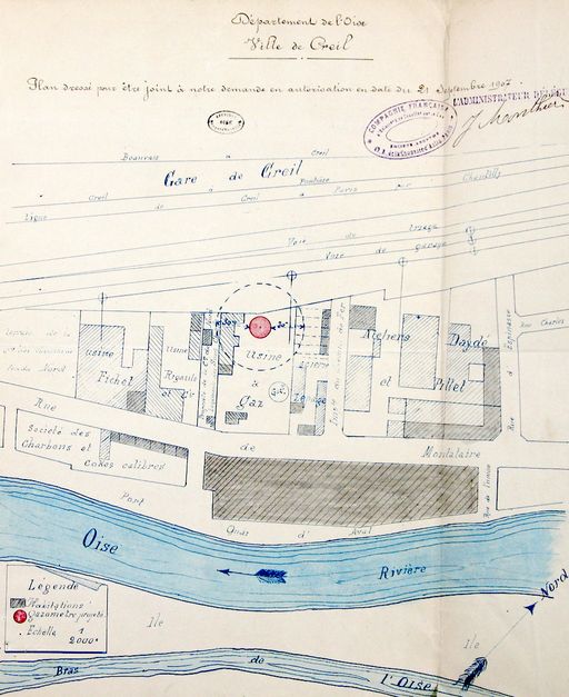 Ancienne usine à gaz, actuellement bureaux de la société EDF-GDF