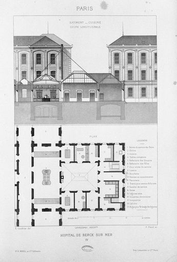 hôpital marin dit hôpital Napoléon, puis grand hôpital maritime