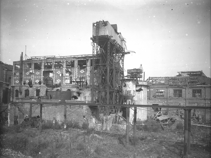 Ancienne usine de Rocourt (distillerie de mélasse et raffinerie Massy-Dècle, puis de l'Union Sucrière de l'Aisne)