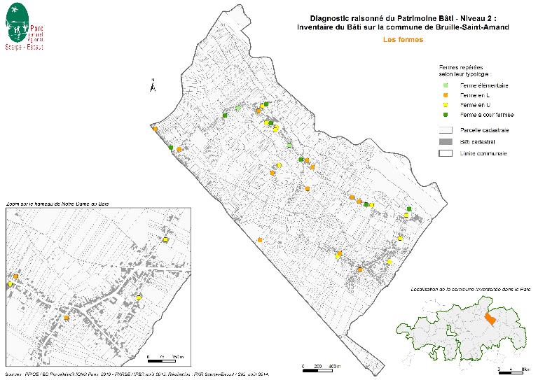 Le territoire communal de Bruille-Saint-Amand