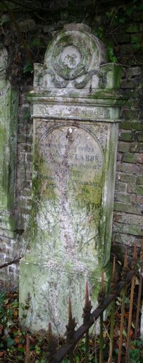 Tombeau (stèle funéraire) de la famille Poiret-Labbé