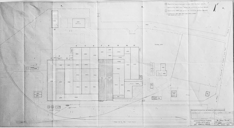 Ancienne usine de produits chimiques Auguste Choisy, puis de la S.A. des produits chimiques de Chevrières, devenue usine de chaudronnerie Krieg et Zevy Industries