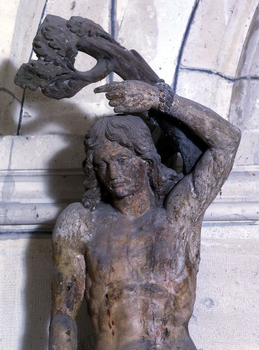 Statue (petite nature) : Saint Sébastien