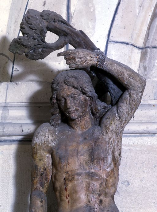 Statue (petite nature) : Saint Sébastien