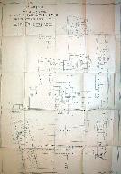 Hôpital-hospice de Péronne : plan d'ensemble du rez-de-chaussée, Darcourt (architecte), 10 octobre 1919 (AD Somme ; 10 R 1033).