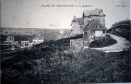 Villas du coteau au sud du square, carte postale, 1er quart 20e siècle (coll. part.).