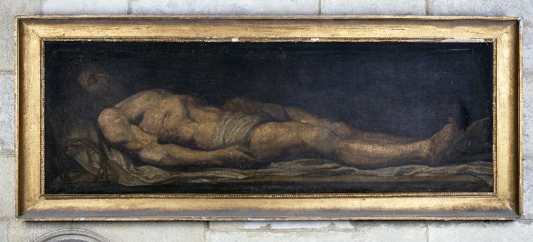 Tableau : Le Christ mort (d'après Philippe de Champaigne)