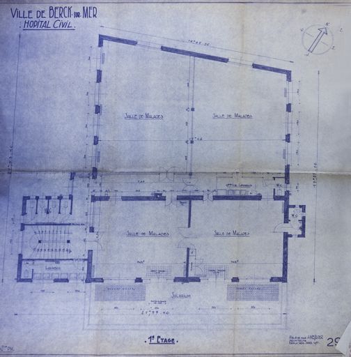 Ancien hôpital marin, dit maison Cornu pour garçons, devenu hôpital Bouville 1, puis sanatorium ou clinique orthopédique Lemaire, enfin centre de post-cure et de réadaptation fonctionnelle, dit centre La Mollière