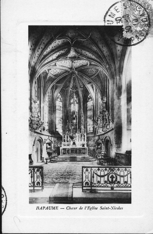 Maître-autel de l'église Saint-Nicolas de Bapaume