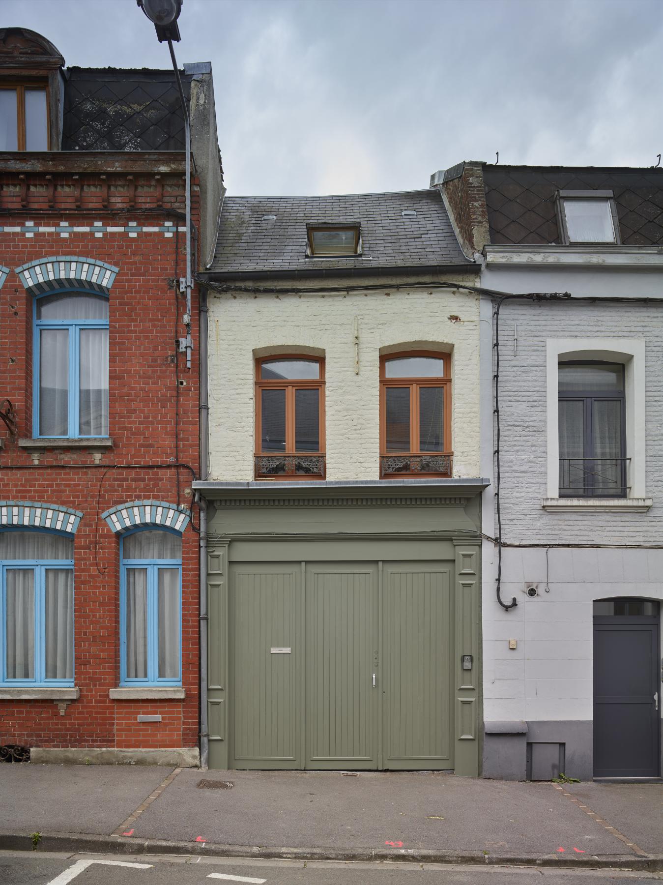 Entrepôt de débitant de boisson : façade sur rue - 33, rue Thiers.