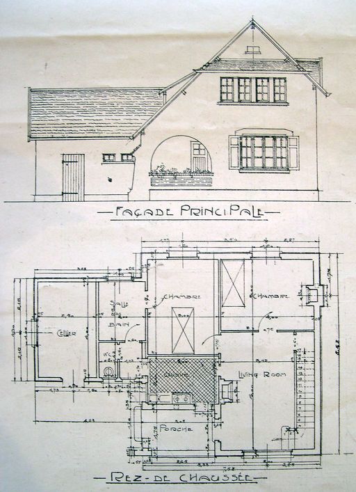 Ancien château, puis cité jardin de la Compagnie des Chemins de fer du Nord, dite cité Tourtier ou cité du Château