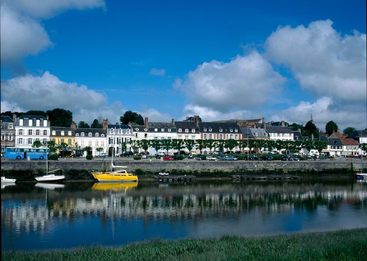 Le quartier de la Ville-Basse à Saint-Valery-sur-Somme