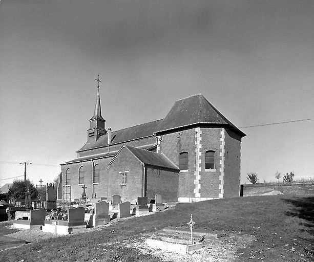 Eglise paroissiale et cimetière Sainte-Barbe de Coingt