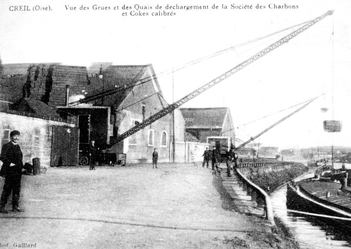 Ancienne usine de préparation de produit minéral (usine de briquettes) de la Société des Charbons et Cokes Calibrés, puis fonderie de zinc Vignal, puis fonderie de fer Sirmétal, puis tréfilerie (usine de ressorts)