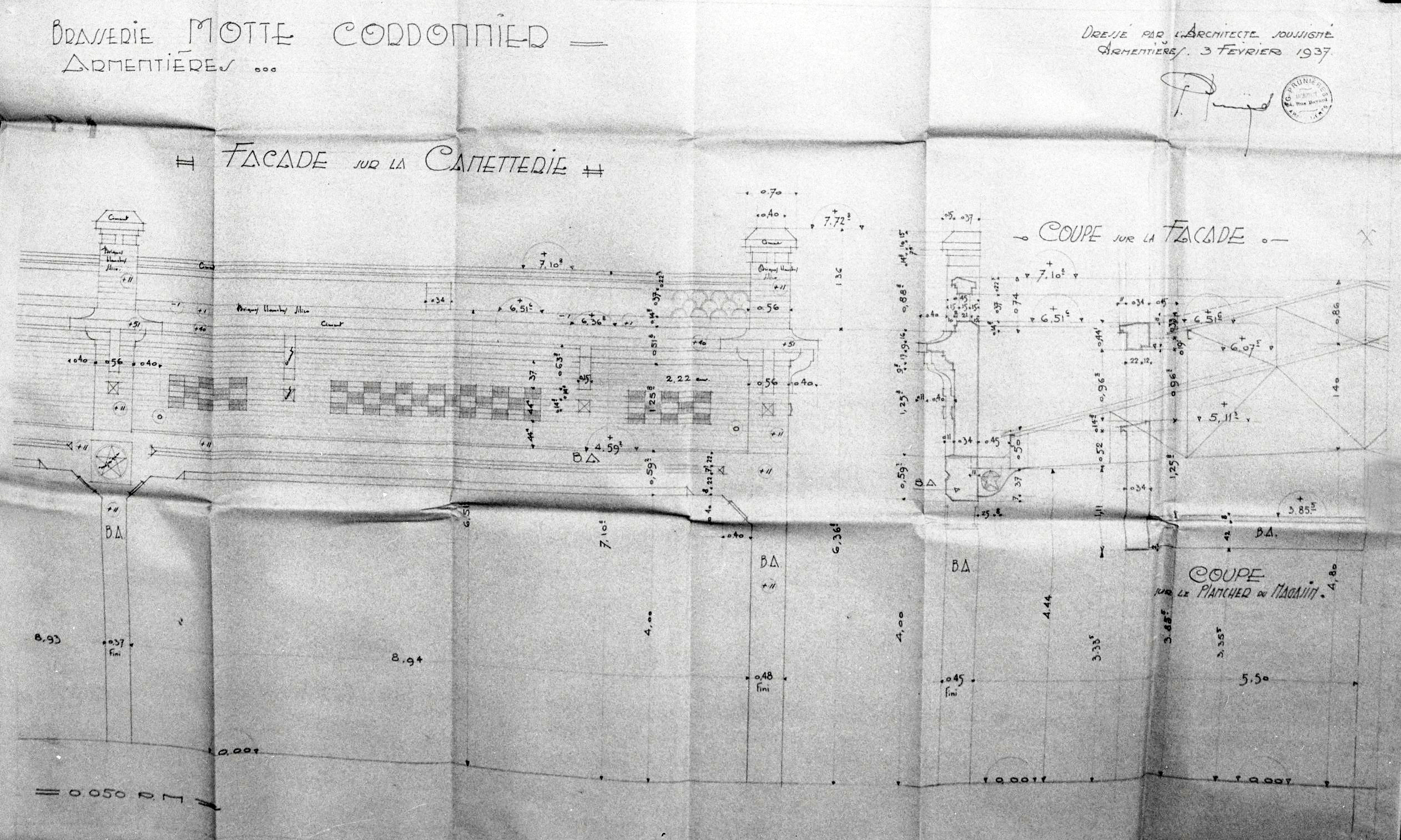 Brasserie et malterie Motte-Cordonnier, puis Sébastien-Artois, puis Interbrew