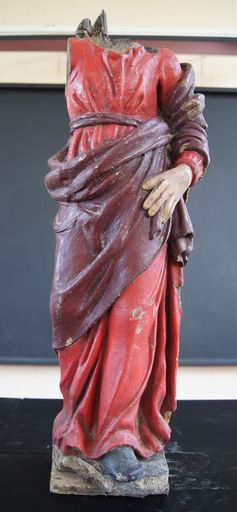 Statue (petite nature) : Saint Jean (vestiges)