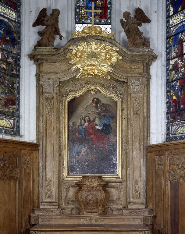 Retable architecturé (de l'ensemble de l'ameublement du sanctuaire)