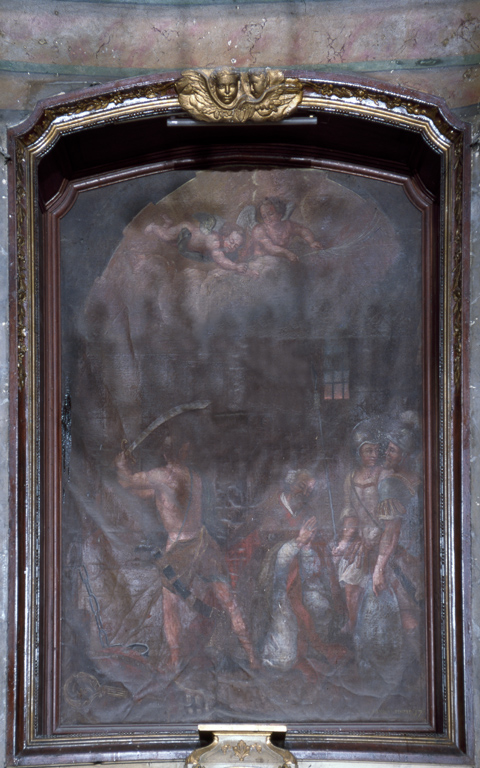 Tableau d'autel : Martyre de saint Firmin