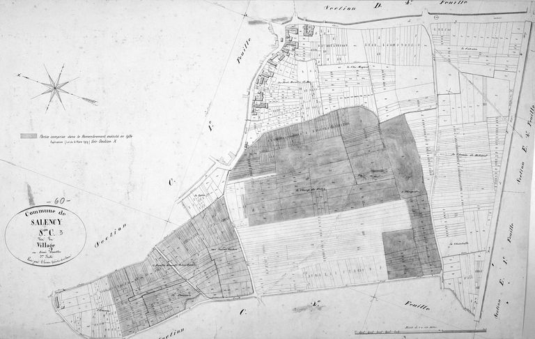 Le canton de Noyon : le territoire de la commune de Salency