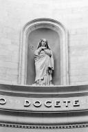 Ensemble de seize statues : Christ, apôtres (les), Vierge