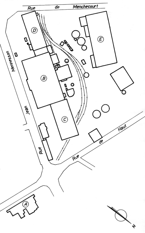 Ancienne sucrerie dite Société des anciennes sucreries de la Cie de Fives Lille, puis Société des Raffineries Say, puis Béghin Say (vestiges)