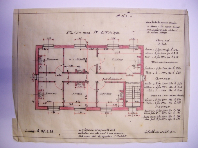 Ancienne école primaire de filles et maternelle Sainte-Bernadette de Landas, actuellement école Saint-Bernadette et Saint-Joseph