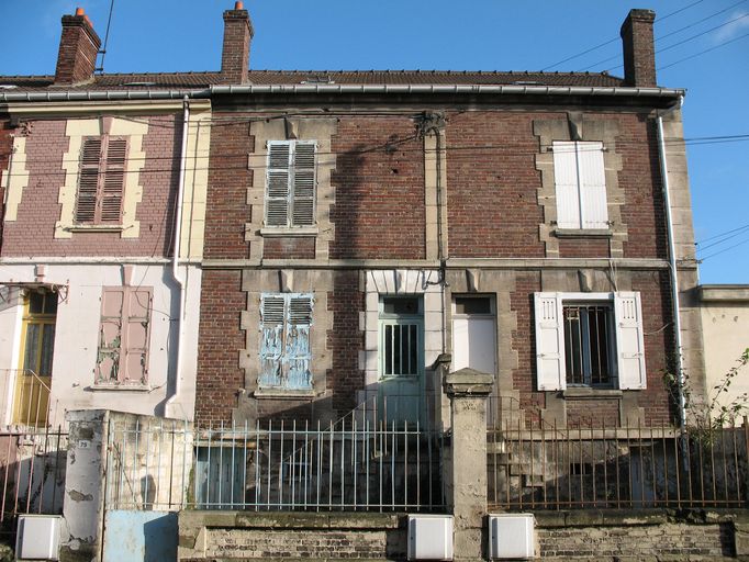 Anciennes maisons d'ouvriers de l'usine Montupet à Nogent-sur-Oise