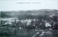 Vue panoramique du hameau de Beaulne-et-Chivy avant la guerre (coll. part).