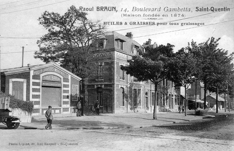 Ancienne usine de traitement des corps gras Braun, actuellement garage de réparation automobile