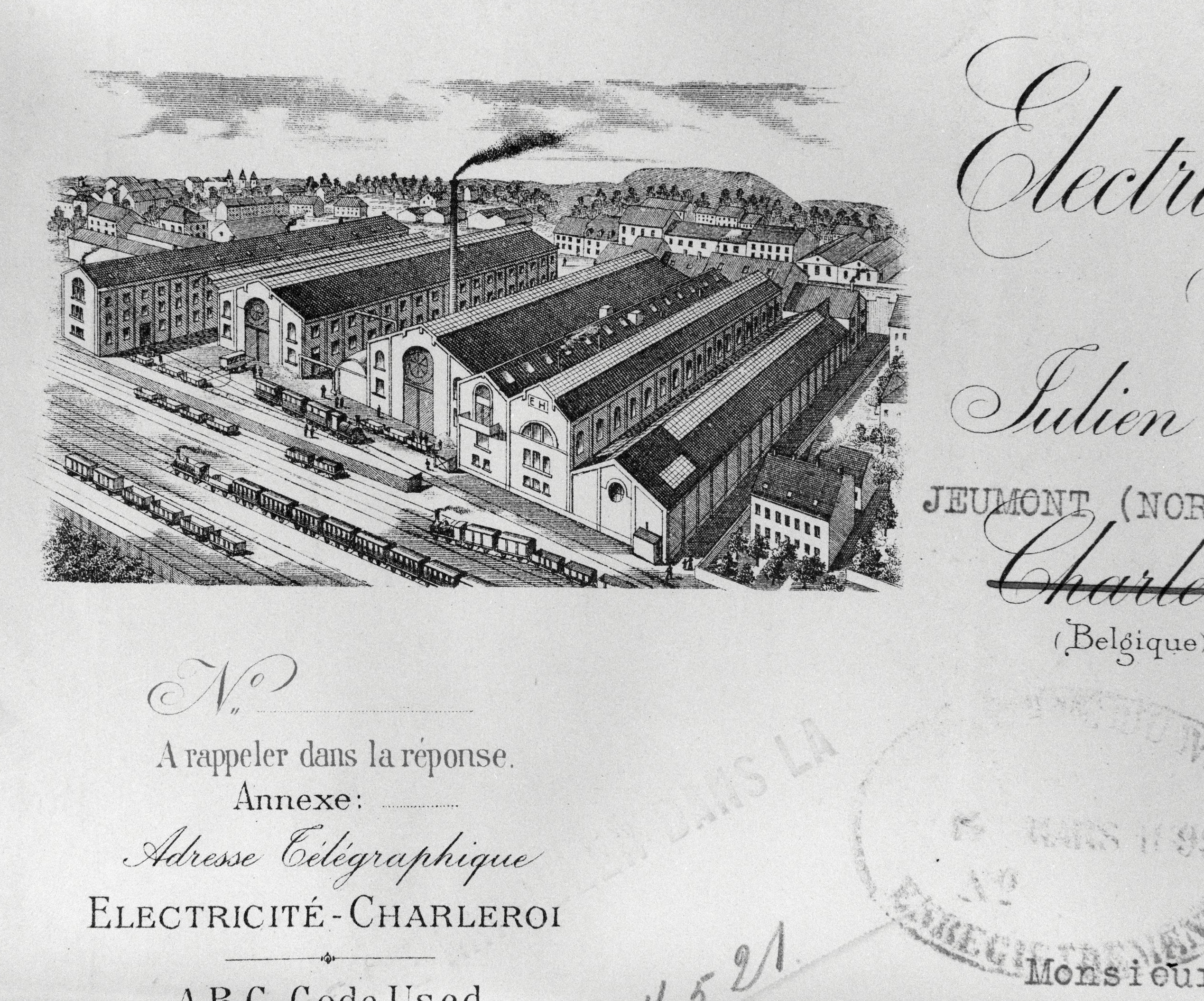 Usine de construction électrique dite Électricité & Hydraulique, puis Société Parisienne pour l'Industrie des chemins de fer et des tramways électriques, puis Jeumont-Schneider Industrie, actuellement Framatome et Naval