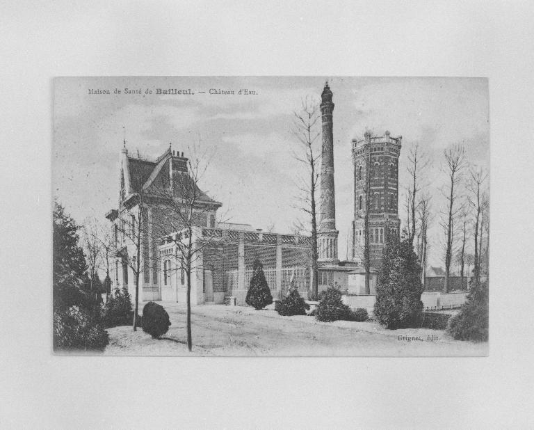 Ancien asile d'aliénés, puis hôpital psychiatrique, puis centre hospitalier spécialisé (CHS), dit établissement public de santé mentale des Flandres