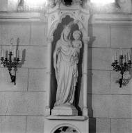 Deux statues (petite nature) : Vierge à l'Enfant, saint Joseph